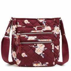 Vera Bradley Triple Zip Hipster in Blooms and Branches