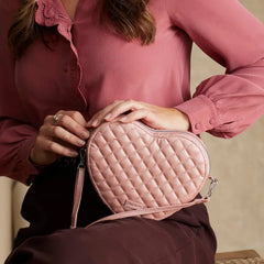 Vera Bradley Heart Crossbody Bag - Rose Quartz - Product Image 3