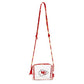Vera Bradley clear belt bag with the Kansas City Chiefs NFL logo on the front.