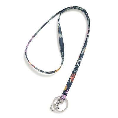 Vera Bradley Lanyard in Fresh-Cut Floral Green