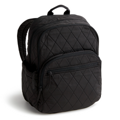 A large size backpack form Vera Bradley in the color black.
