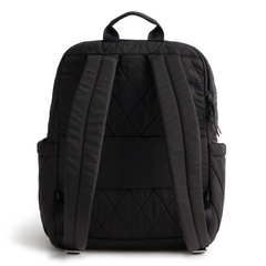 A large size backpack form Vera Bradley in the color black.