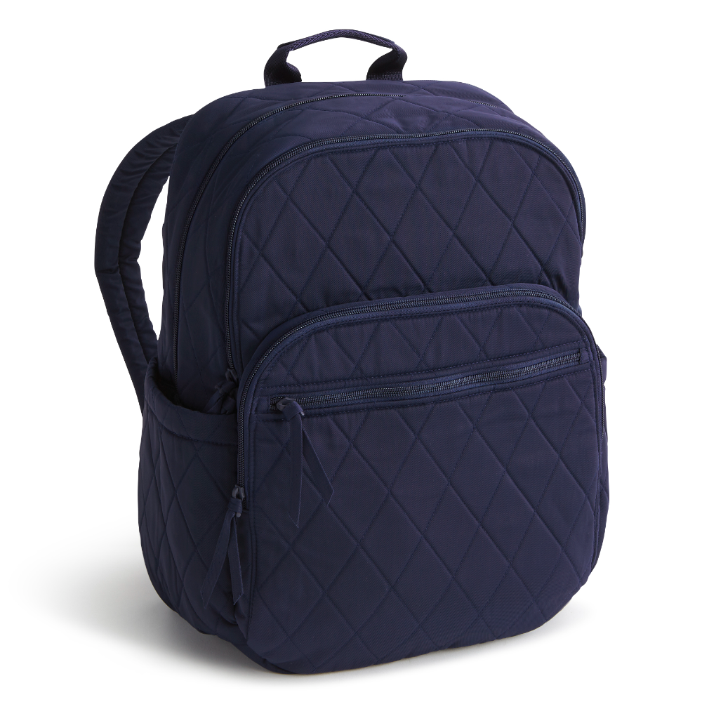 A large size backpack form Vera Bradley in the color blue.