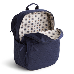 A large size backpack form Vera Bradley in the color blue.