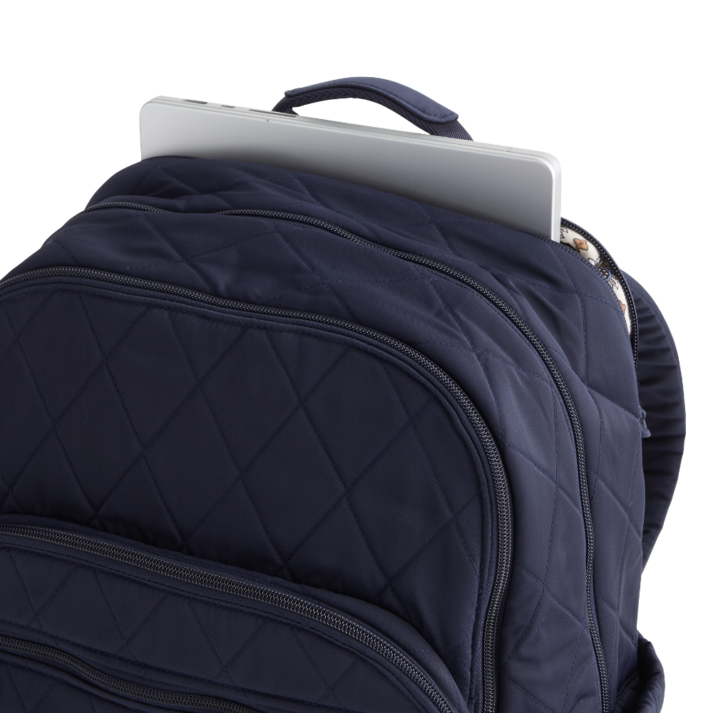 A large size backpack form Vera Bradley in the color blue.