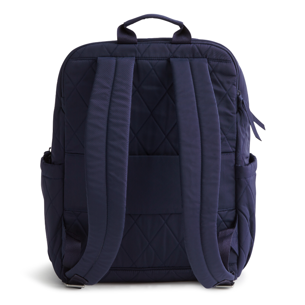 A large size backpack form Vera Bradley in the color blue.