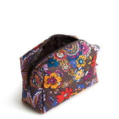 A large cosmetic bag from Vera Bradley with a floral design. Shown in Vera Bradley Colorful Bouquet.