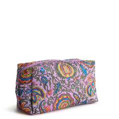 A large cosmetic bag from Vera Bradley. Shown in Vera Bradley Marrakesh.