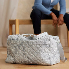 Duffel bag from Vera Bradley in Cloud Gray Paisley pattern - 3