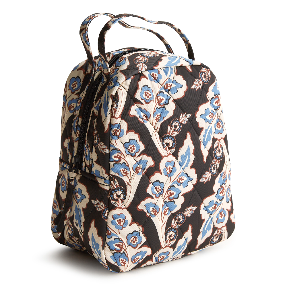 Vera Bradley Lunch Bag in Calyx + Quil Black.