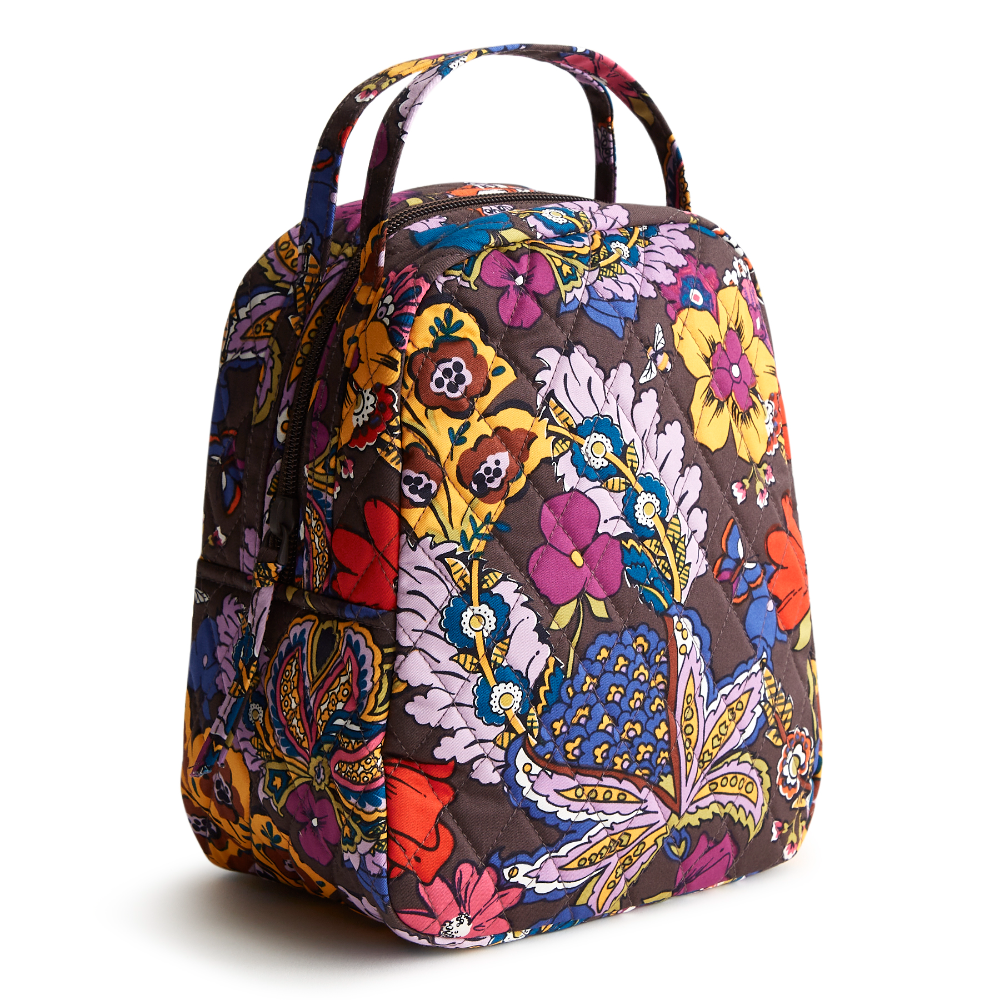 Vera Bradley Lunch Bag in pattern Colorful Bouquet.