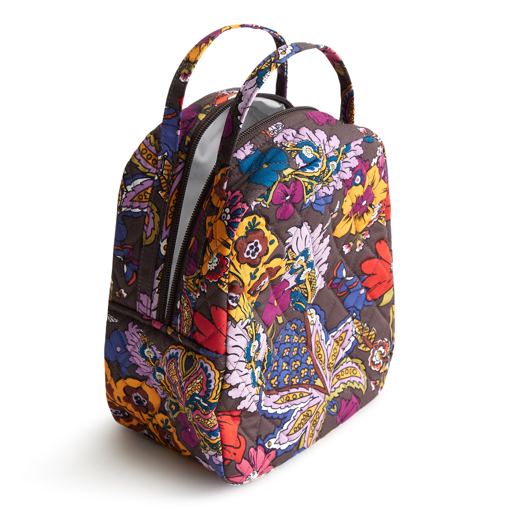 Vera Bradley Lunch Bag in pattern Colorful Bouquet.