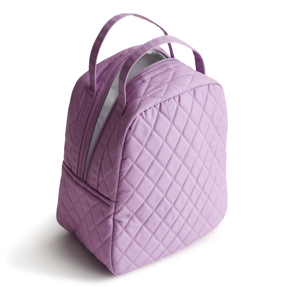 Vera Bradley Lunch Bag in pattern Purple Rhapsody.