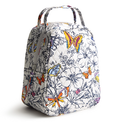 Vera Bradley Lunch Bag in pattern Wing + Bloom.