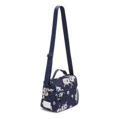 Vera Bradley Lunch Crossbody in Blooms and Branches Navy.