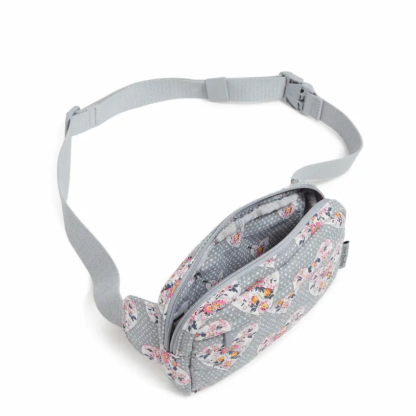Vera Bradley Mini Belt Bag - Mon Amour Gray - Product Image 2
