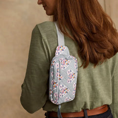 Vera Bradley Mini Belt Bag - Mon Amour Gray - Product Image 3