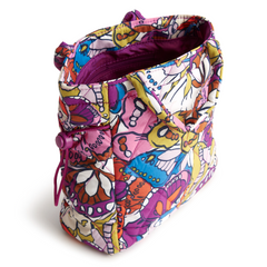 A mini Vera Bradley original tote bag in the pattern Futter.