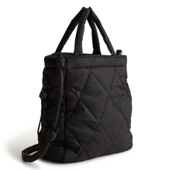 A mini Vera Bradley original tote bag in the pattern Moonless Night.