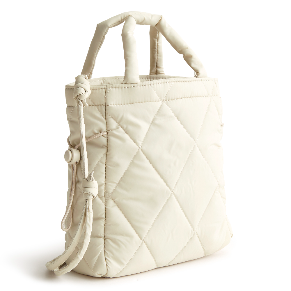 A mini Vera Bradley original tote bag in the pattern Pumice Stone.