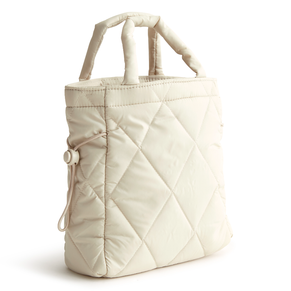 A mini Vera Bradley original tote bag in the pattern Pumice Stone.