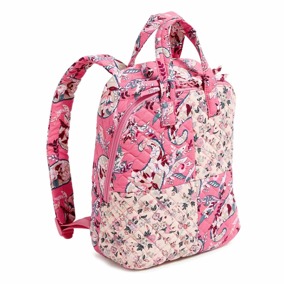 Vera Bradley Mini Totepack - Botanical Paisley Pink Patchwork