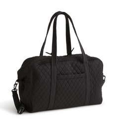 A Vera Bradley Weekender duffel bag in the pattern Moonless Night.