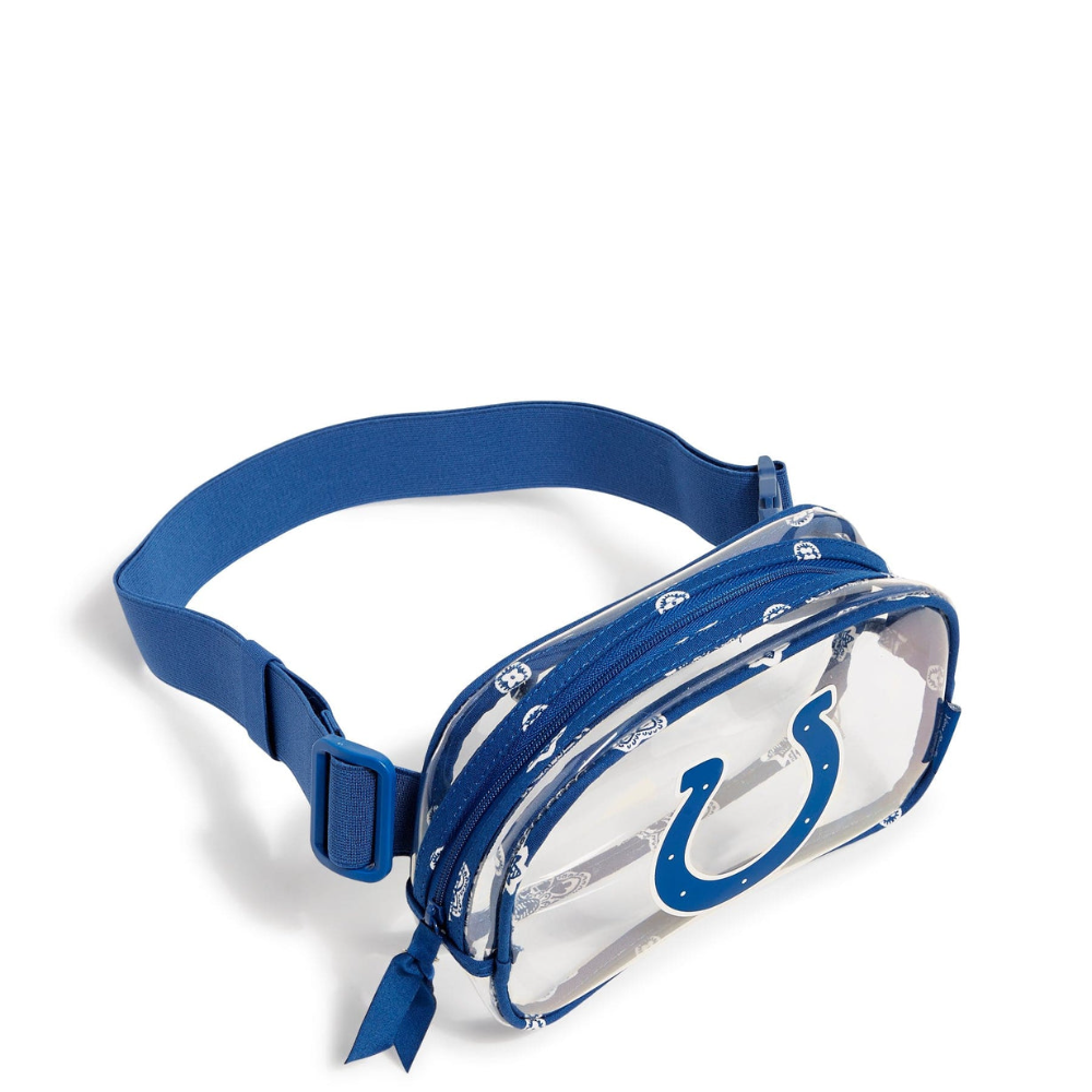 Vera Bradley Indianapolis Colts clear mini belt bag.