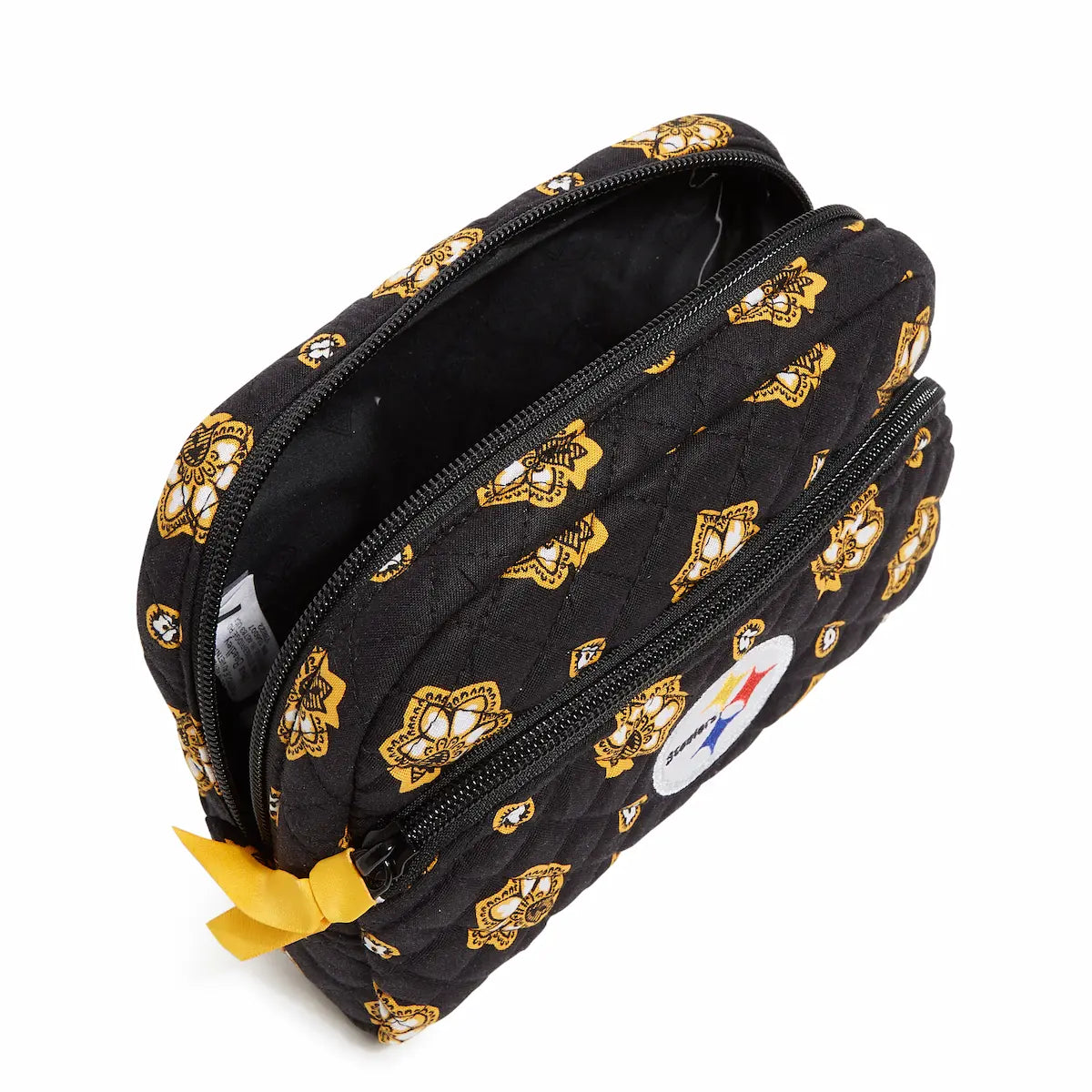 Vera Bradley NFL Medium Cosmetic Bag - PITTSBURGH STEELERS