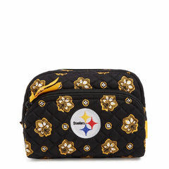 Vera Bradley NFL Medium Cosmetic Bag - PITTSBURGH STEELERS