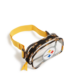 Vera Bradley Pittsburgh Steelers clear mini belt bag.