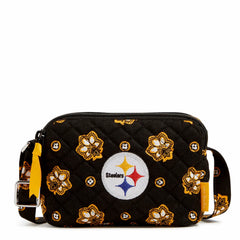 Vera Bradley NFL RFID Small Stadium Crossbody - PITTSBURGH STEELERS