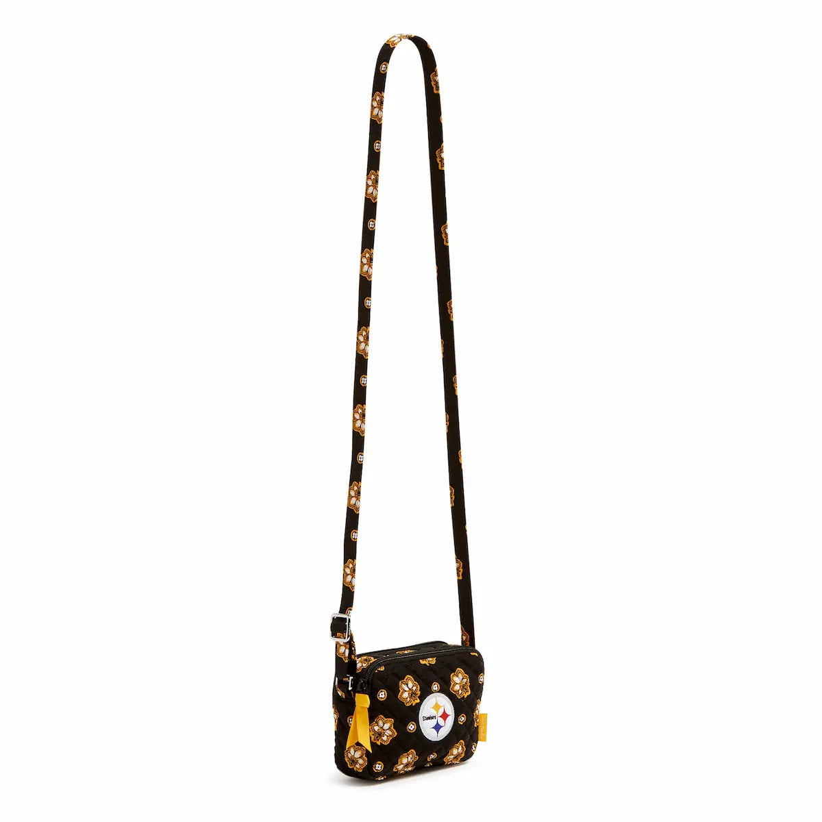 Vera Bradley NFL RFID Small Stadium Crossbody - PITTSBURGH STEELERS