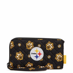 Vera Bradly NFL RFID Front Zip Wristlet - PITTSBURGH STEELERS