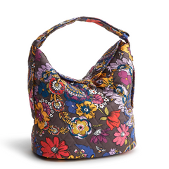 Introducing our Astoria Shoulder Bag, where style meets functionality in the most effortless way. Crafted with a relaxed silhouette and spacious interior, this bag offers the perfect blend of laid-back elegance and practicality for your everyday adventures. This Astoria Shoulder Bag is shown in the Vera New Day pattern Colorful Bouquet.