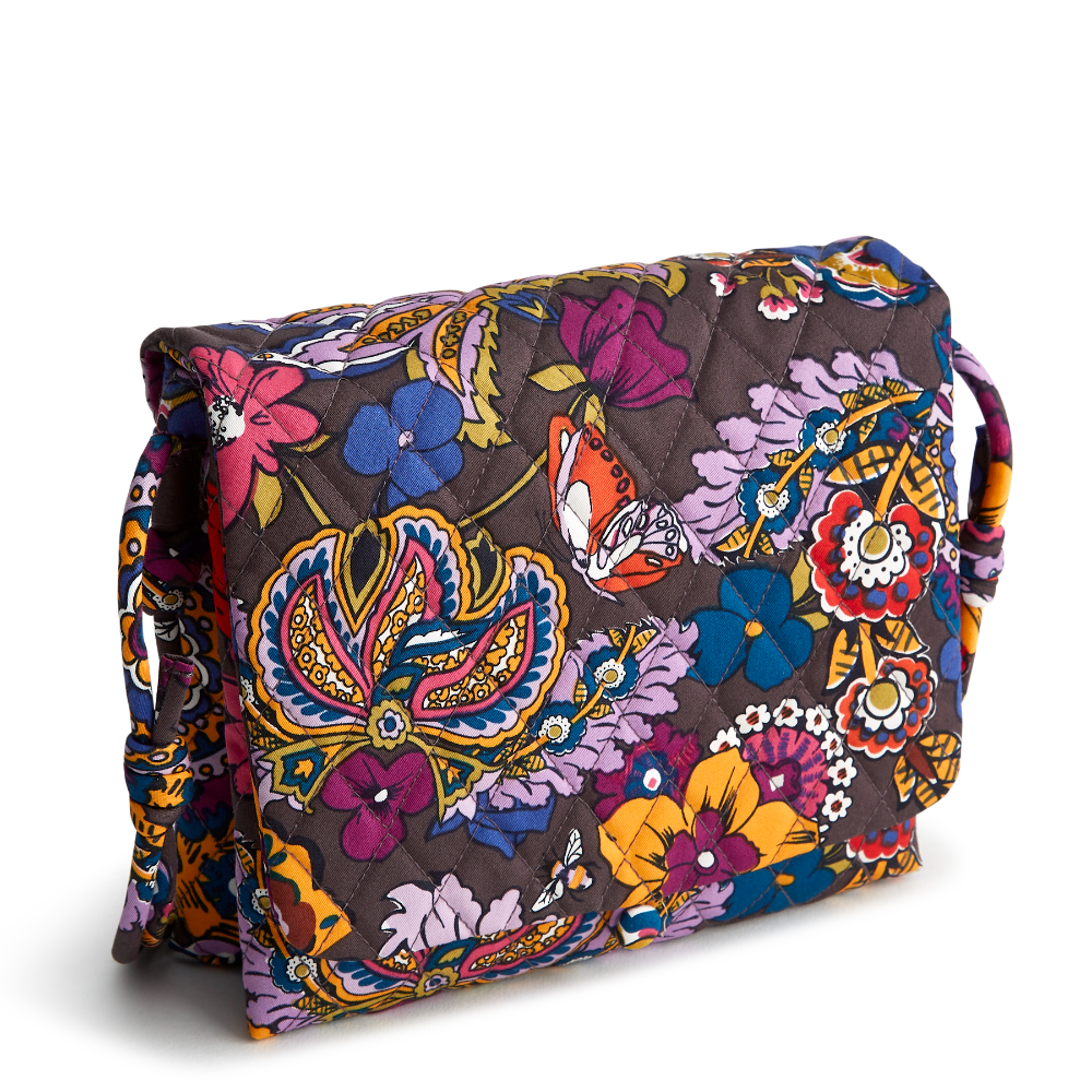 From Vera Bradley New Day comes the Baird Hipster Bag in pattern Colorful Bouquet.