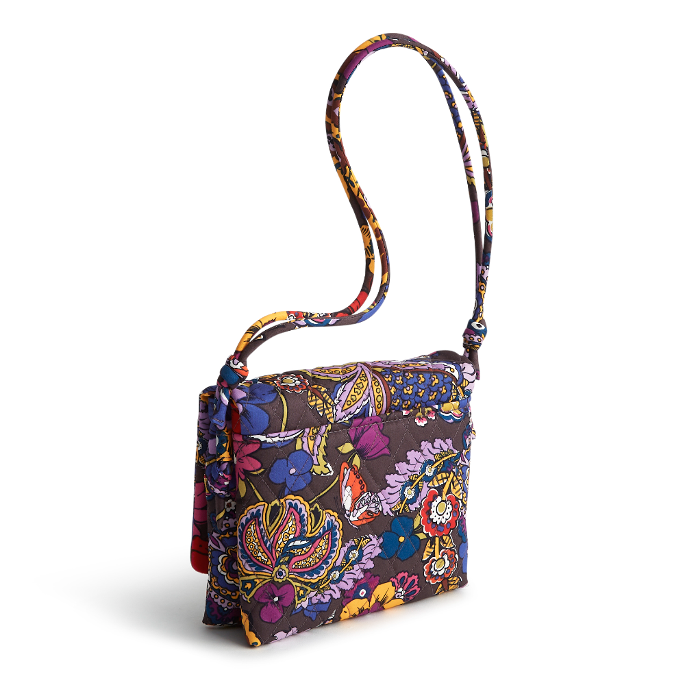 From Vera Bradley New Day comes the Baird Hipster Bag in pattern Colorful Bouquet.