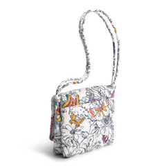 From Vera Bradley New Day comes the Baird Hipster Bag in pattern Wing + Bloom.