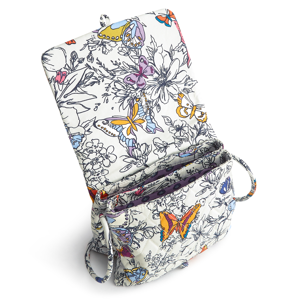 From Vera Bradley New Day comes the Baird Hipster Bag in pattern Wing + Bloom.