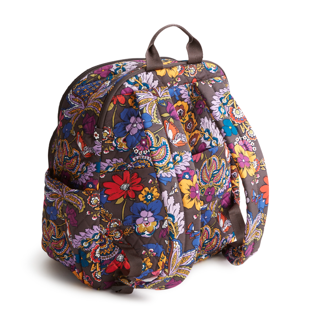 The new Vera Bradley New Day Bancroft backpack in pattern Colorful Bouquet.