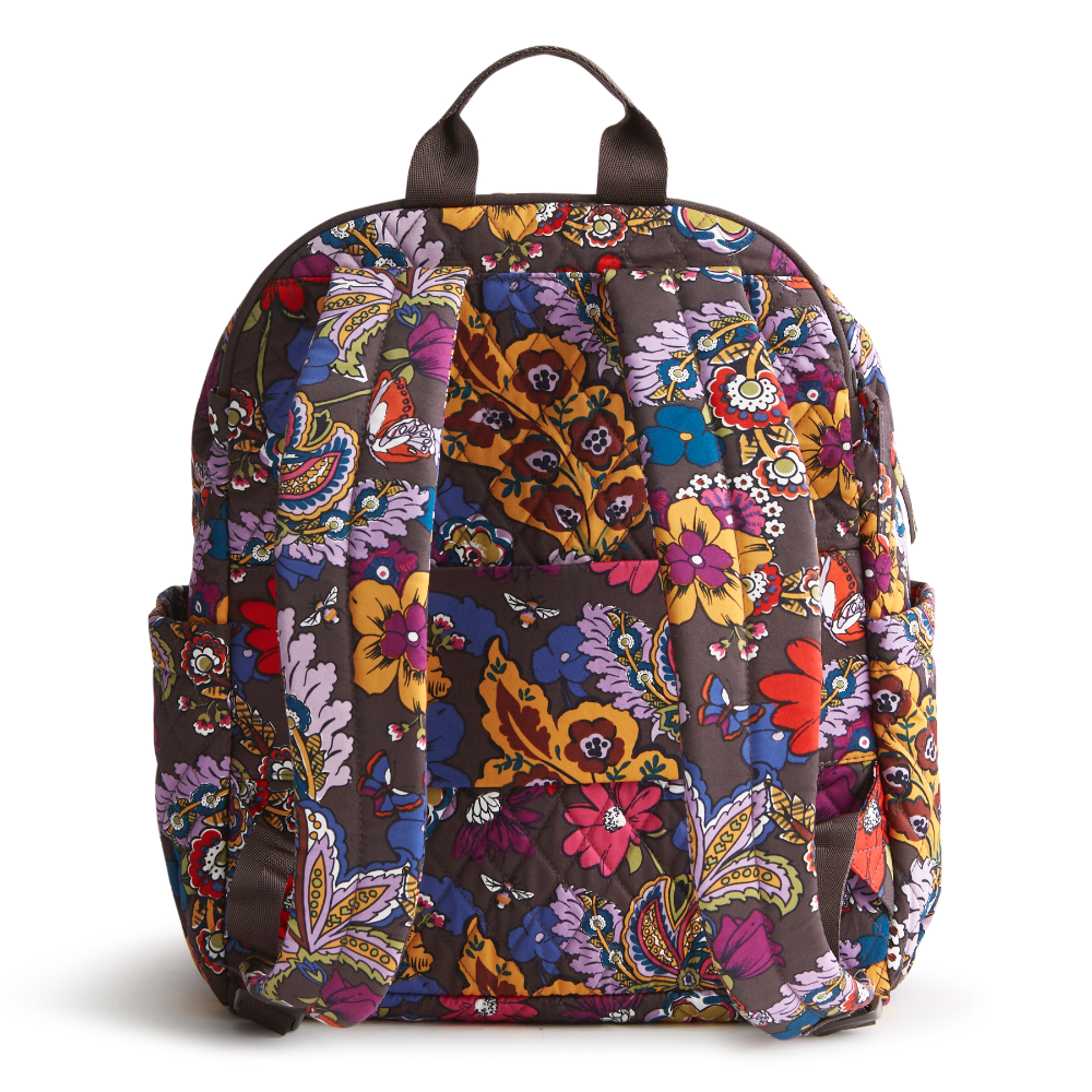 The new Vera Bradley New Day Bancroft backpack in pattern Colorful Bouquet.