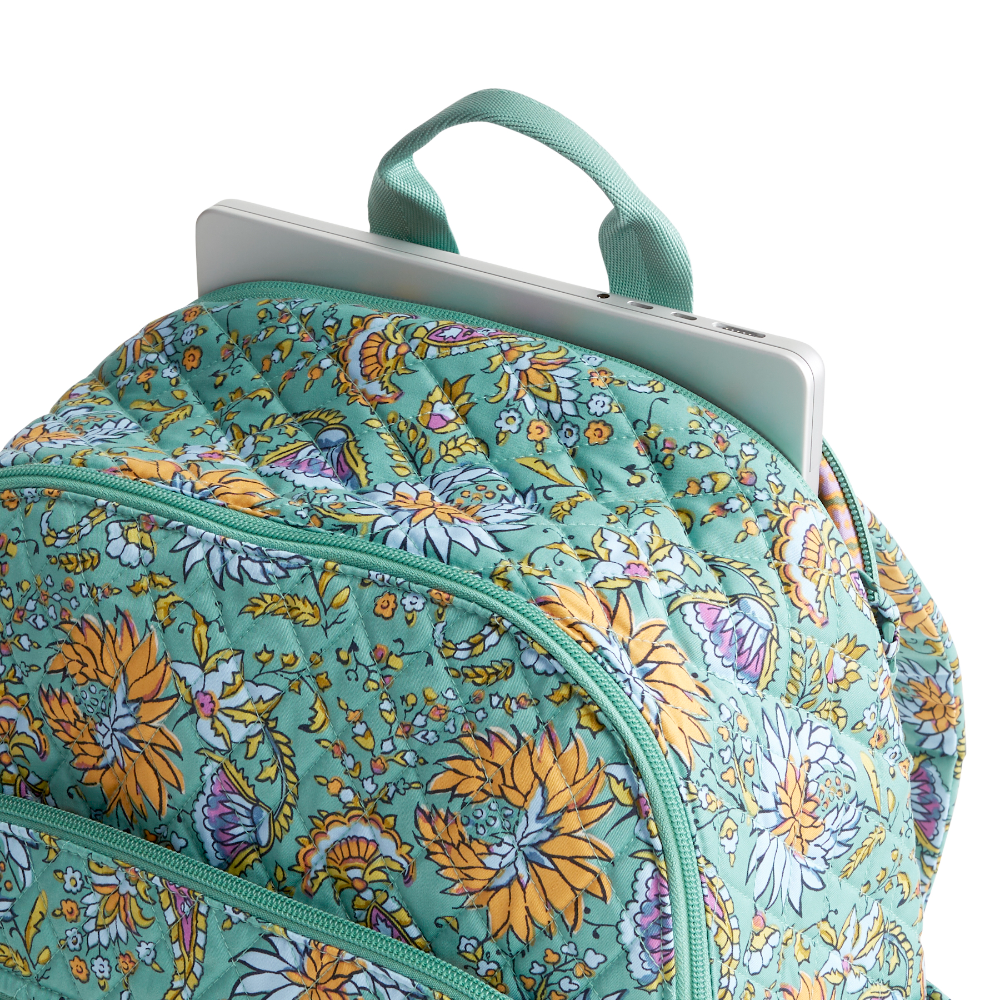 The new Vera Bradley New Day Bancroft backpack in pattern Gemstone Paisley.