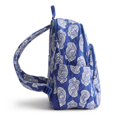 The new Vera Bradley New Day Bancroft backpack in pattern Iconic Paisley Deep Undermarine.