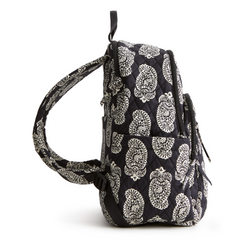 The new Vera Bradley New Day Bancroft backpack in pattern Iconic Paisley Moonless Night.