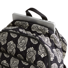 The new Vera Bradley New Day Bancroft backpack in pattern Iconic Paisley Moonless Night.