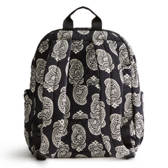 The new Vera Bradley New Day Bancroft backpack in pattern Iconic Paisley Moonless Night.
