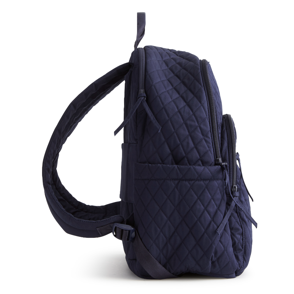 The new Vera Bradley New Day Bancroft backpack in pattern Peacoat.