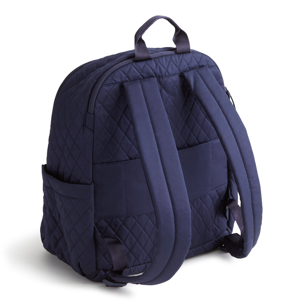 The new Vera Bradley New Day Bancroft backpack in pattern Peacoat.