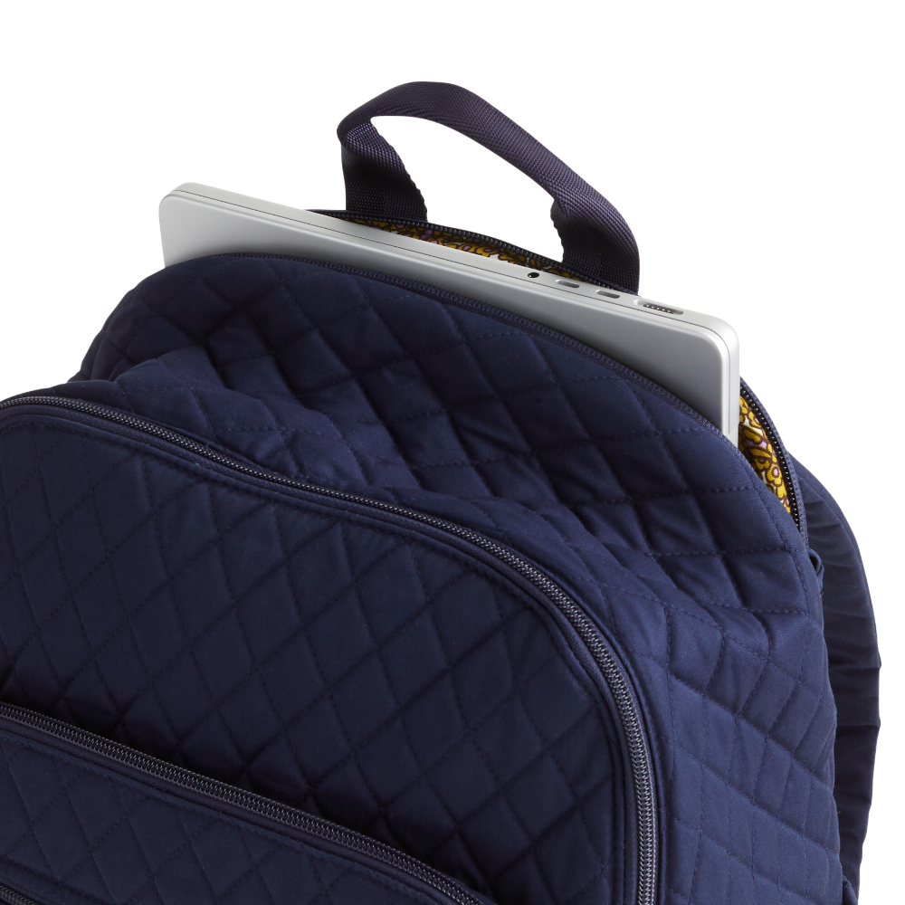 The new Vera Bradley New Day Bancroft backpack in pattern Peacoat.