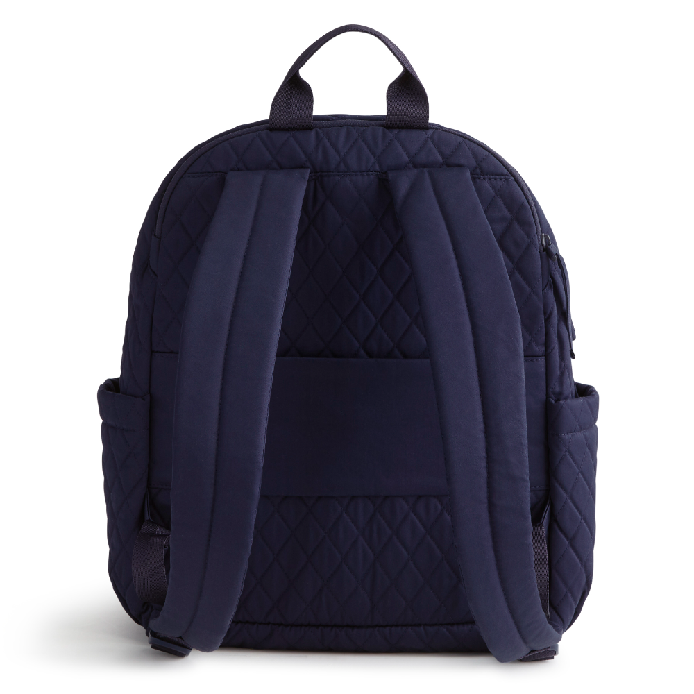 The new Vera Bradley New Day Bancroft backpack in pattern Peacoat.